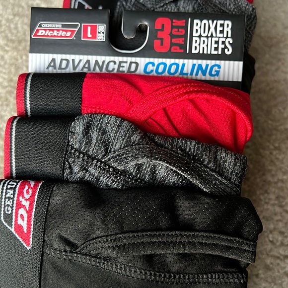 Dickies boxer briefs 3pk black grey red - Picture 9 of 10